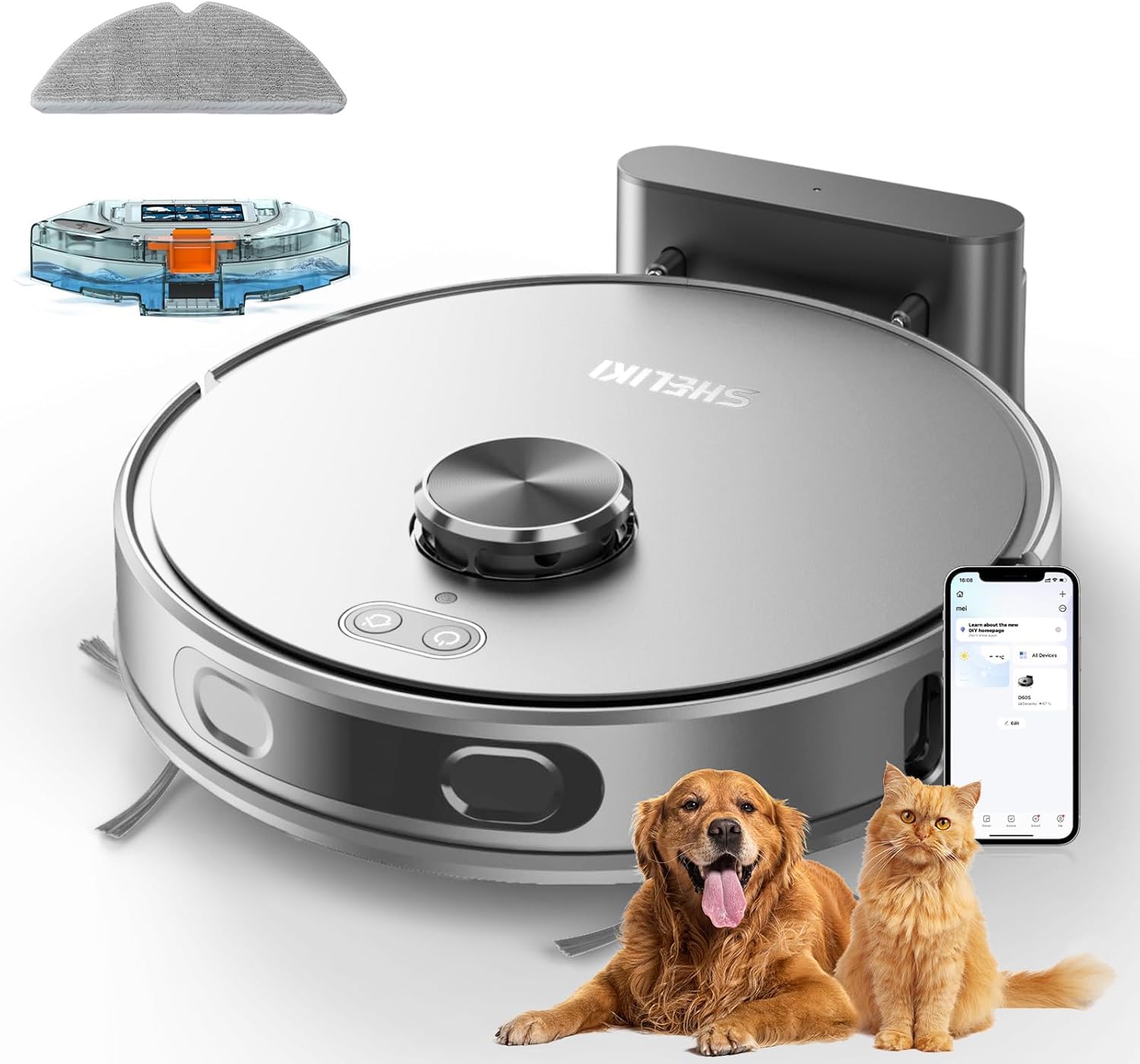 Robot Vacuum Cleaner Pro - 4000Pa Suction