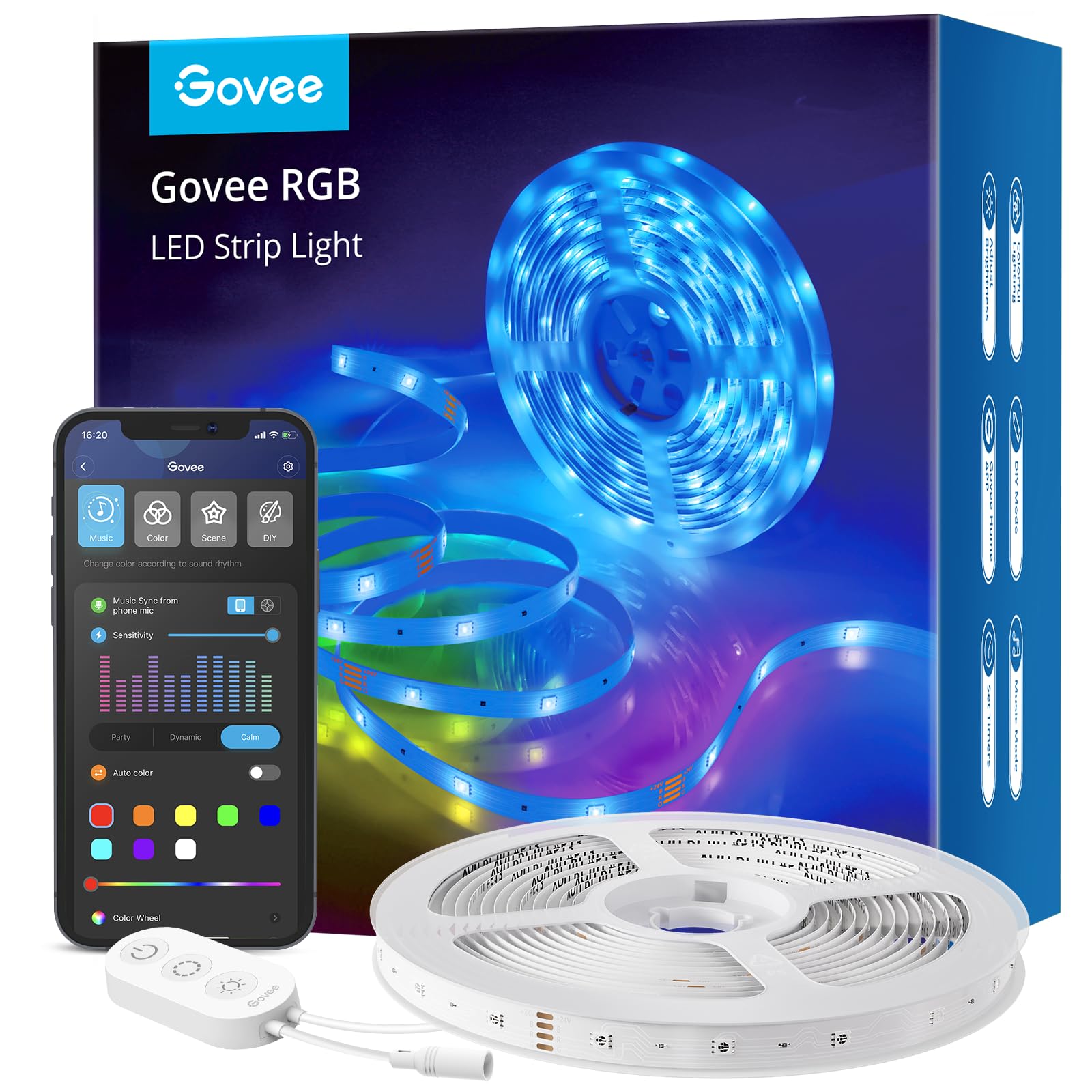 Smart LED Strip Lighting - 16M Colors