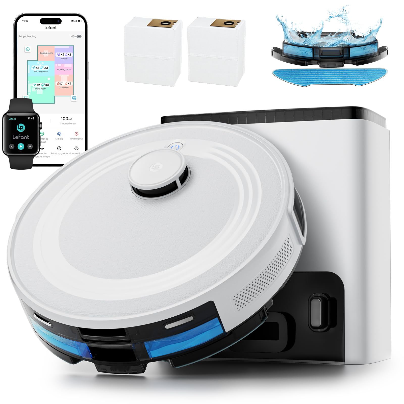 CleanBot S9 Max Robot Vacuum